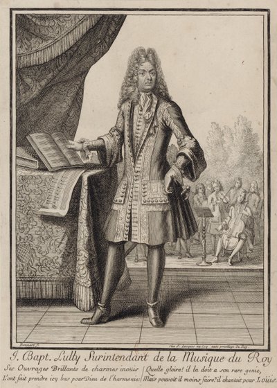 Jean-Baptiste Lully av Henri Bonnart
