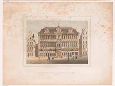 Utsikt over Maison Grand Place i Brussel Huset (kjent som kongens) Grand