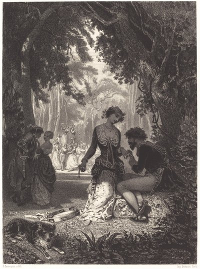 italienske dansere av Henri Charles Antoine Baron
