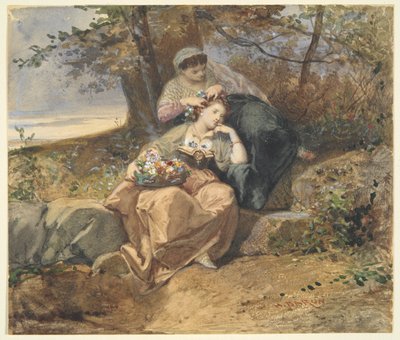 To kvinner av Henri Charles Antoine Baron