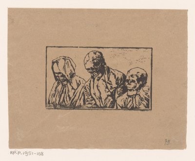 Tre døde av Henri Charles Guérard