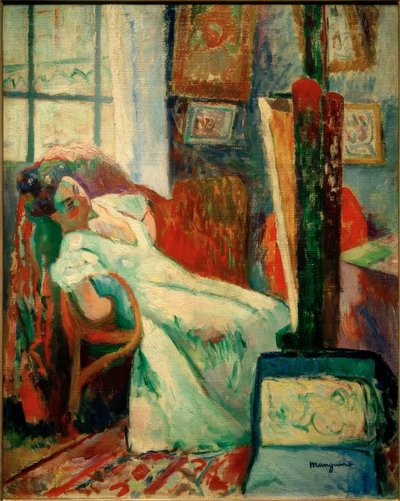 Modellens hvile (Jeanne) av Henri Charles Manguin