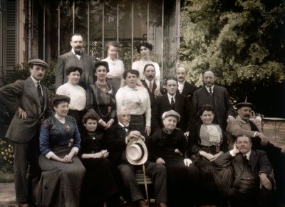 Familie portrett av Henri Chouanard