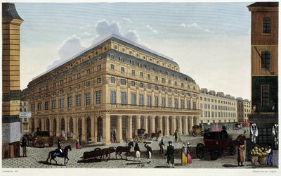 Det franske teateret. Gravering av Courvoisier av Henri Courvoisier Voisin