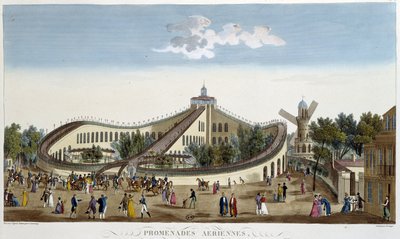 Luftvandringer, fest til ære for Ludvig XVIII 2. august av Henri Courvoisier Voisin