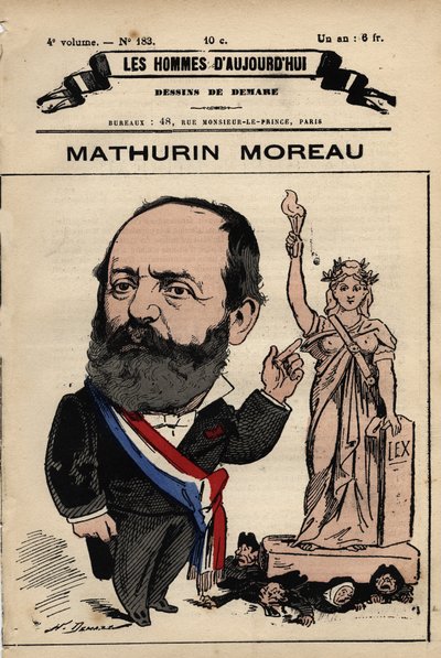 Tegneserie av Mathurin Moreau (1822-1912) fra 
