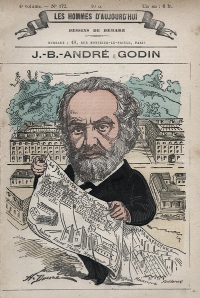 Familistere de Guise - Familien til Guise og dets grunnlegger Jean-Baptiste (Jean Baptiste) Andre Godin (1817-88), fra 