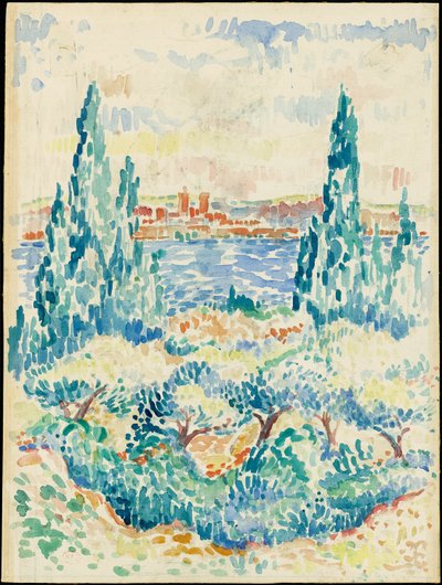 Antibes av Henri Edmond Cross