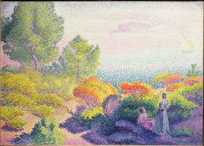 Landskap med to kvinner, 1895 av Henri Edmond Cross