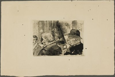 Tre menn, halvlengde av Henri Edmond Cross