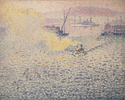 Toulon, vintermorgen Toulon, vintermorgen, 1906-1907. av Henri Edmond Cross
