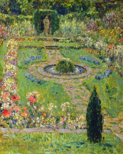 Hampton Court av Henri Eugene Augustin Le Sidaner