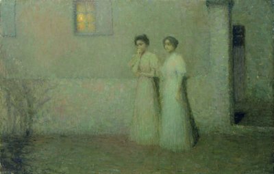 God natt av Henri Eugene Augustin Le Sidaner