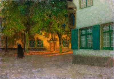 Huset med de grønne skodder av Henri Eugene Augustin Le Sidaner
