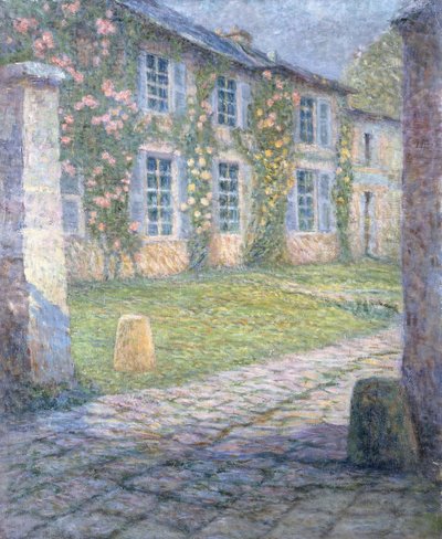 Rosehuset i Versailles; Det rosa huset i Versailles av Henri Eugene Augustin Le Sidaner