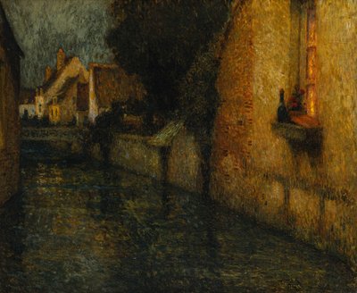 Vinduet, Gisors; Le Fenetre, Gisors av Henri Eugene Augustin Le Sidaner