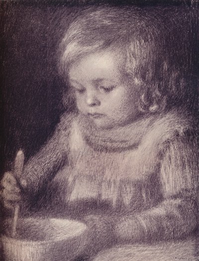 'Barnet', 1901-1902 av Henri Eugene Le Sidaner
