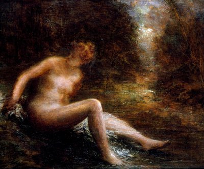 Jegerinnen. Maleri av Henri Fantin-Latour (Fantin Latour av Henri Fantin-Latour