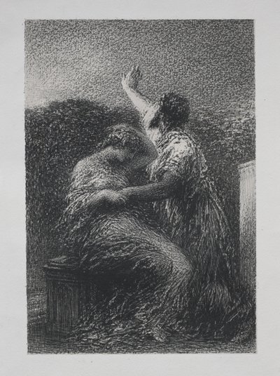 Magien Baltajar og Fatime av Henri Fantin-Latour