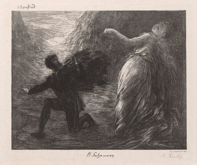 Manfred og Astarte av Henri Fantin-Latour
