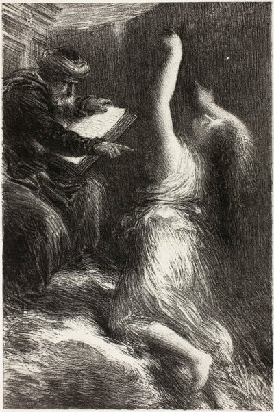 Parsifal, akt II: Fremkalling av Kundry av Henri Fantin-Latour