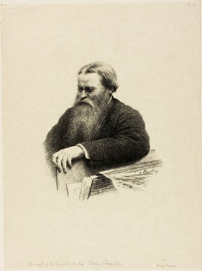 Portrett av kunstneren Edwin Edwards av Henri Fantin-Latour