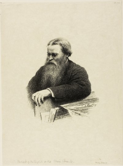 Portrett av kunstneren Edwin Edwards av Henri Fantin Latour