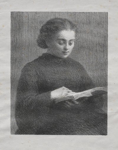 Lesing: Portrett av kunstnerens søster av Henri Fantin-Latour