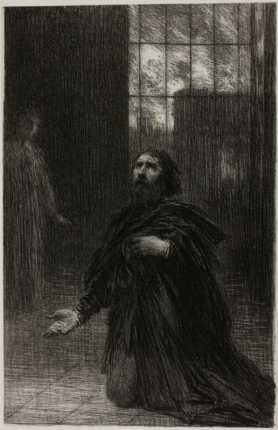 Rienzi, akt V: Rienzis bønn av Henri Fantin-Latour
