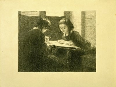 Brodererne, nr. 3 av Henri Fantin-Latour