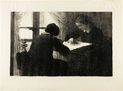 The Embroiderers, andre plate av Henri Fantin-Latour