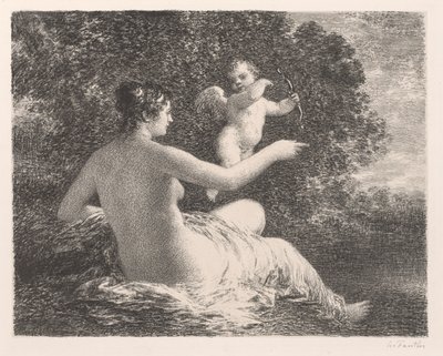 Venus og Amor av Henri Fantin-Latour