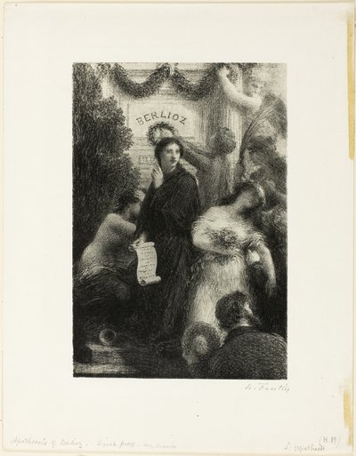 Apoteose av Ignace Henri Jean Fantin Latour