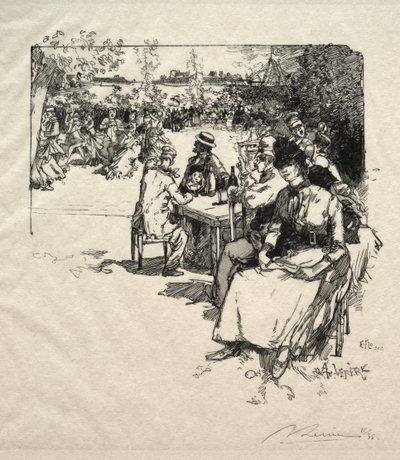 Ball på Point du Jour av Ignace Henri Jean Fantin Latour