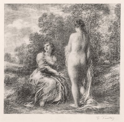 Badende av Ignace Henri Jean Fantin-Latour