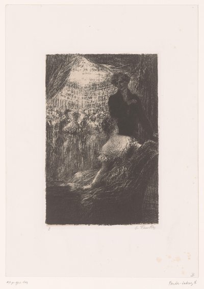 Berlioz og en dame på ball Symfoni fantastisk. en ball Livet og verkene til Hector Berlioz (serietittel) av Ignace Henri Jean Fantin Latour