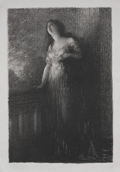 Betroelse til natten av Ignace Henri Jean Fantin Latour