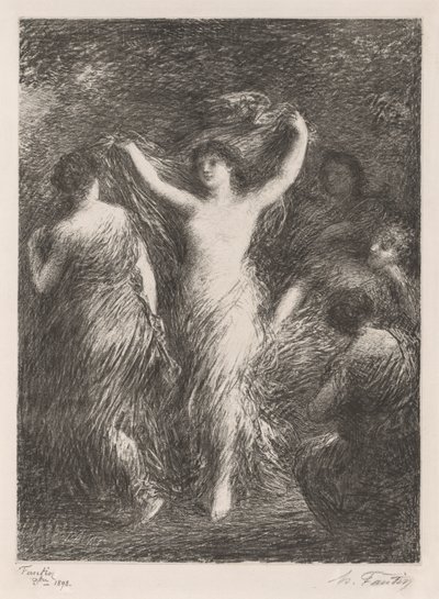 danser av Ignace Henri Jean Fantin Latour