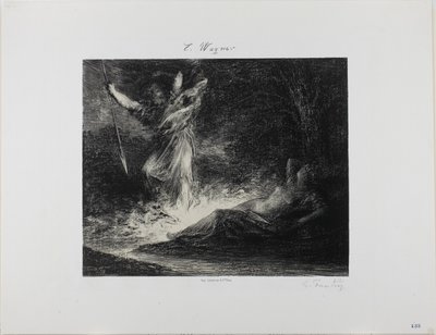 Slutten av Valkyrien av Ignace Henri Jean Fantin Latour