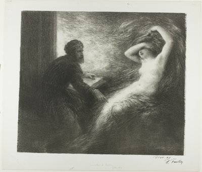 Fremkalling av Kundry av Ignace Henri Jean Fantin Latour