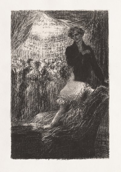 Fantastisk symfoni: en ball av Ignace Henri Jean Fantin Latour