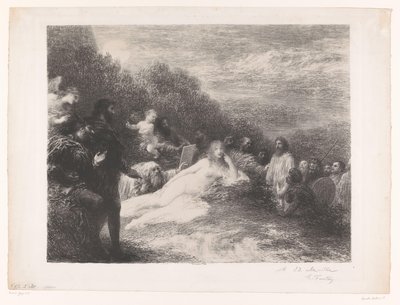 Faust og Mephisto ser Helen av Troy Hélène av Ignace Henri Jean Fantin Latour
