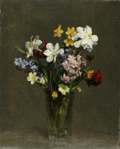 Blomster I En Vase av Henri Fantin Latour