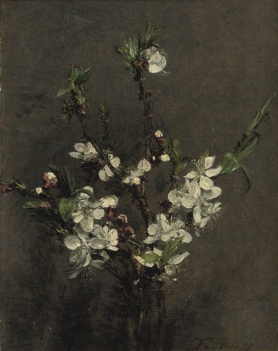 Frukttre blomster av Ignace Henri Jean Fantin-Latour