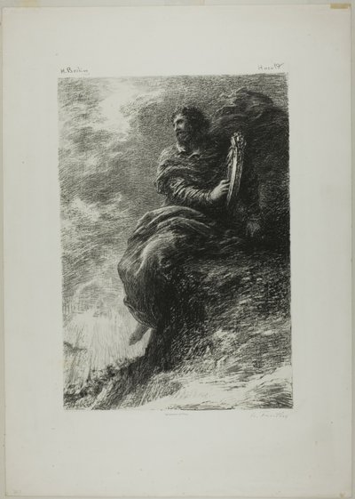 Harold: I fjellene av Ignace Henri Jean Fantin Latour