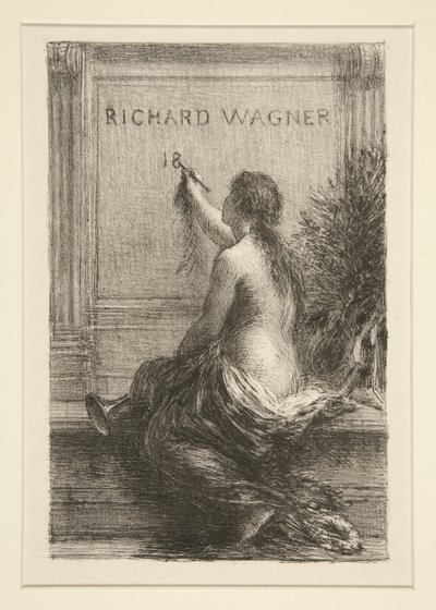 Udødelighet? (Udødelighet) av Ignace Henri Jean Fantin Latour