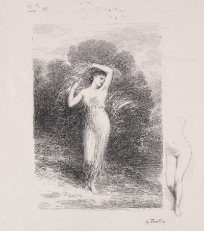 Den unge pasienten av Ignace Henri Jean Fantin Latour