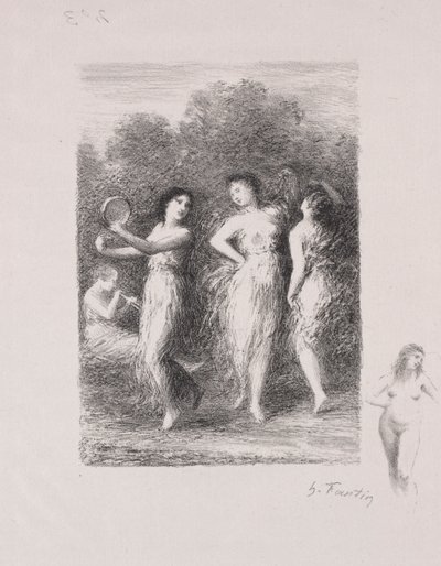 Den unge pasienten av Ignace Henri Jean Fantin Latour