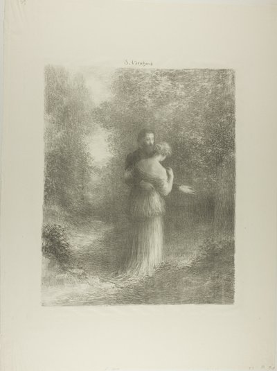 Kjærlighetsdikt, første tallerken av Ignace Henri Jean Fantin Latour
