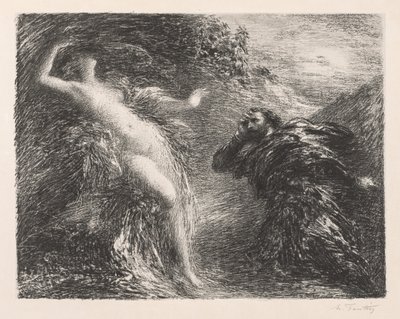 Manfred og Astarte av Ignace Henri Jean Fantin Latour